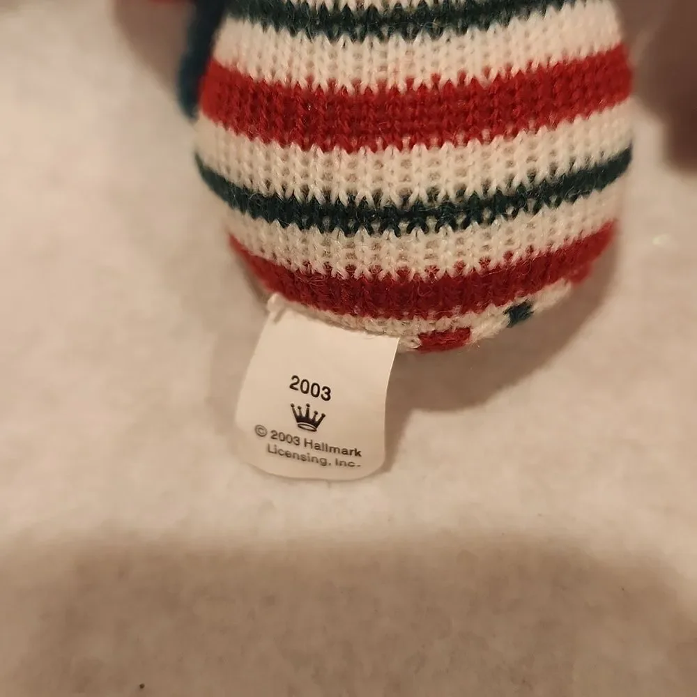 Hallmark 2003 Snowman Christmas Ornaments Set of 2